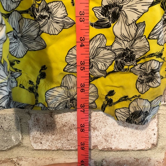 Free Style Revolution Yellow Floral Wide Leg Women's Pants Size Large - Picture 6 of 6